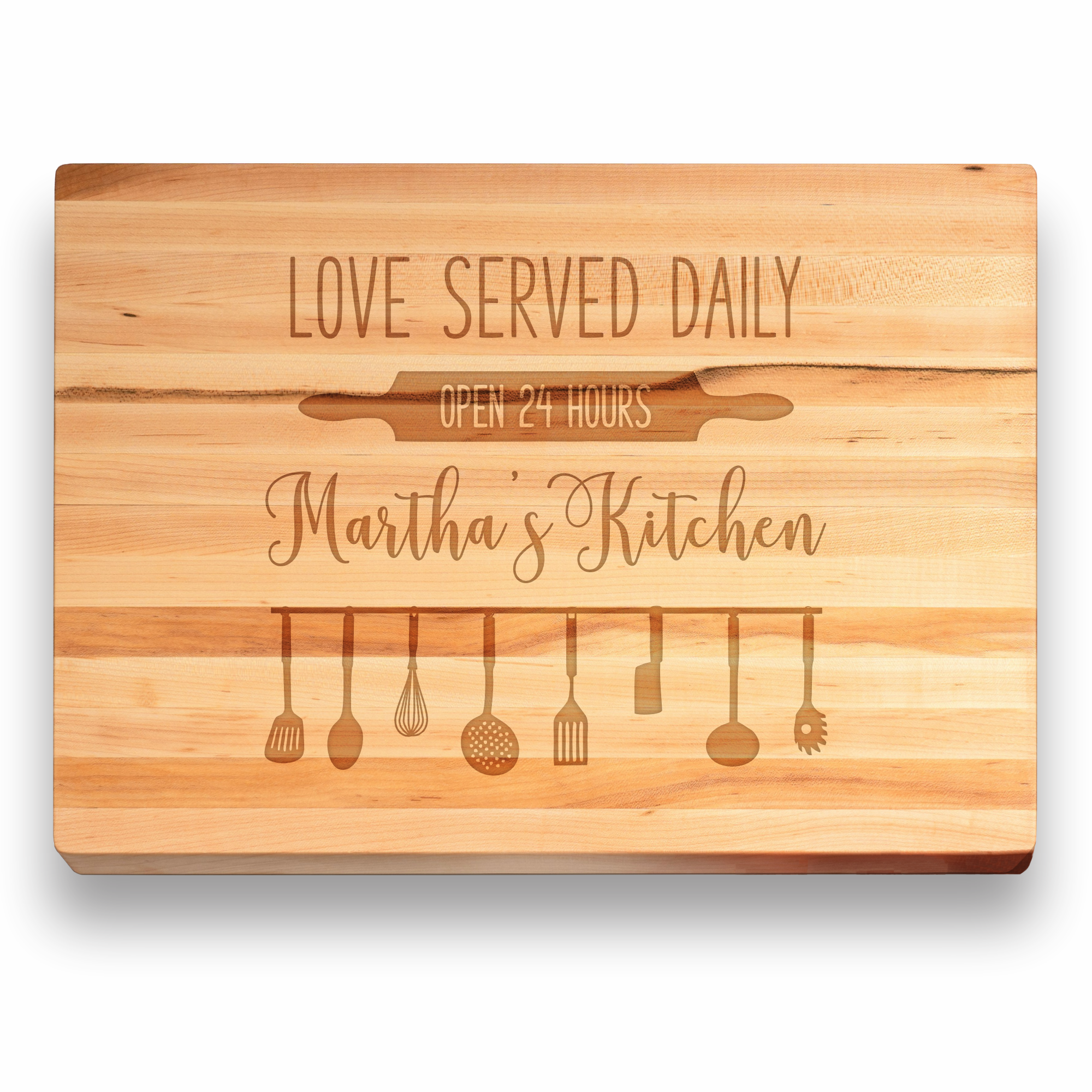 Mom's Kitchen | Personalized Engraved Cutting Board